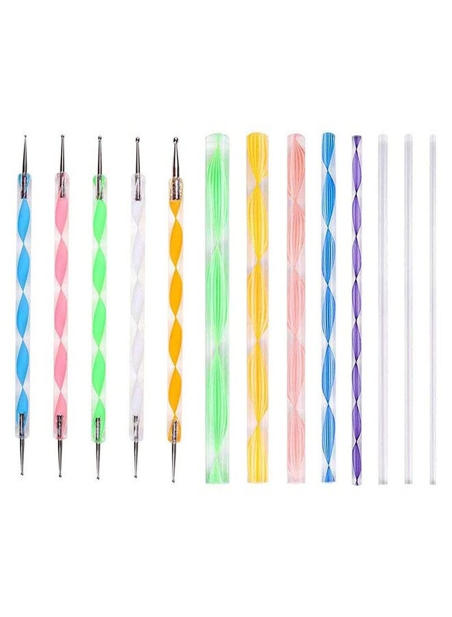 HOUSE HATCH Mandala Tools Set of 13 | Acrylic Dotting Pens for Mandala Rock Art, DIY Nail Designs, and Canvas Painting | Compact & Reusable - Image 1